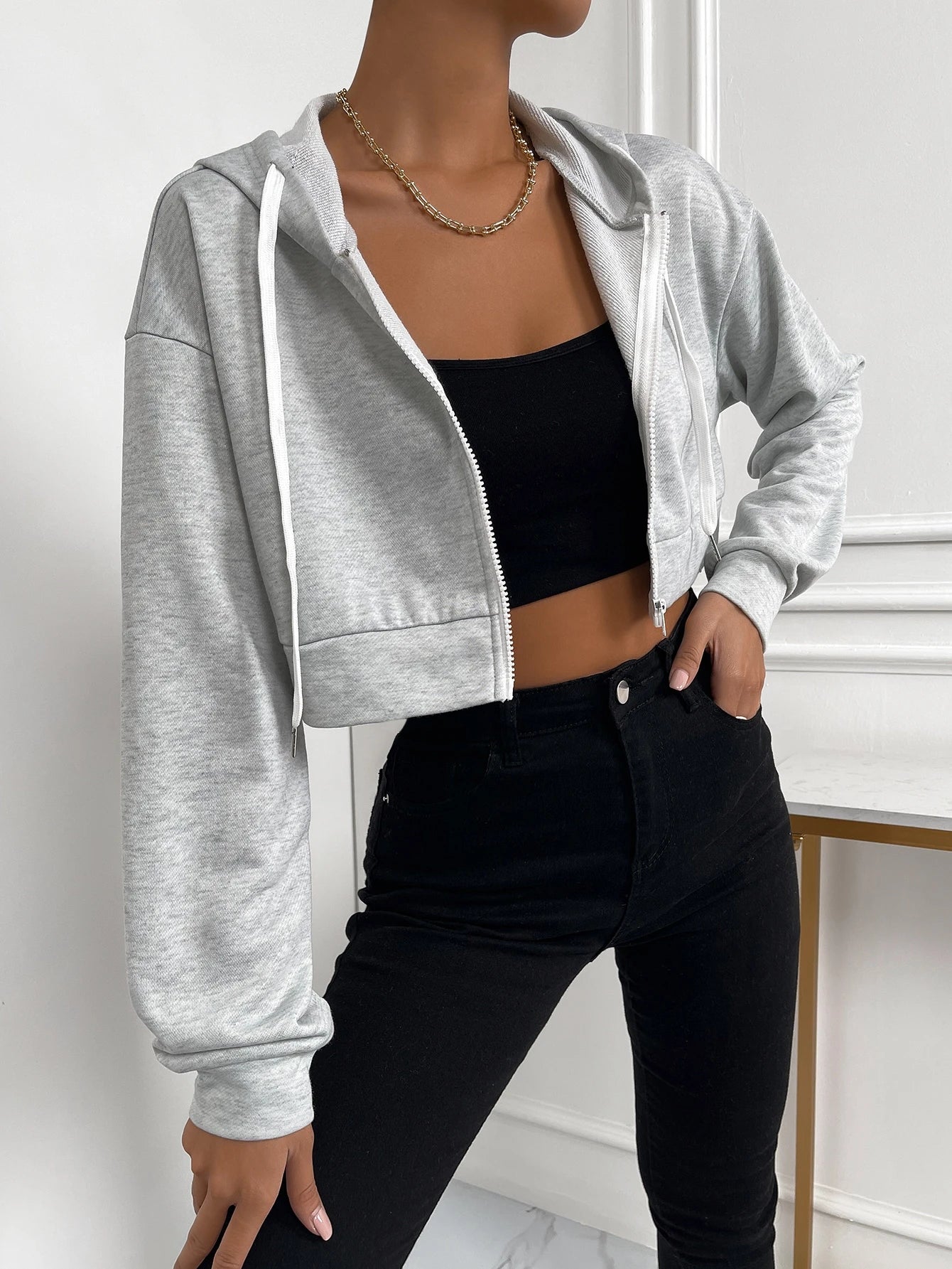 Långärmad casual blus