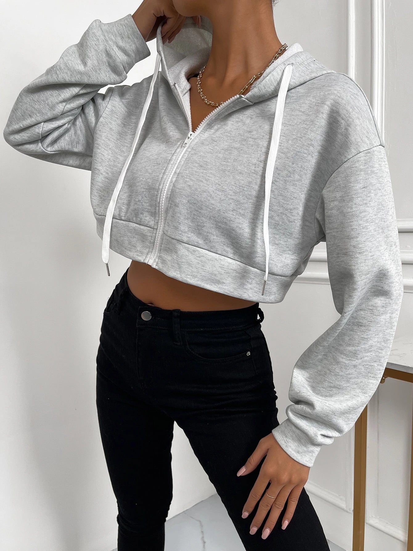 Långärmad casual blus