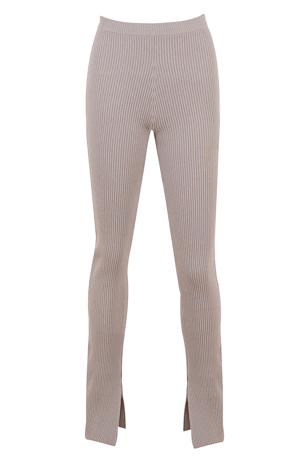 Knitted blouse with narrow pants