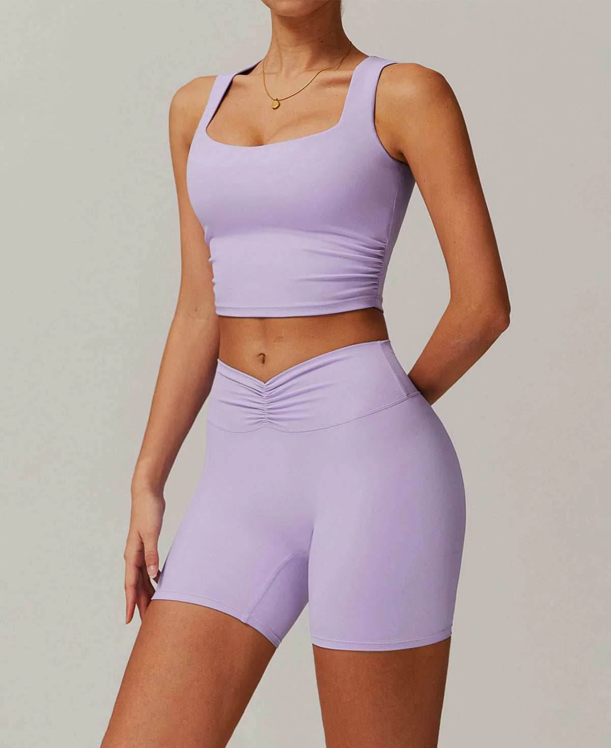 Kira träningsset med linne och shorts