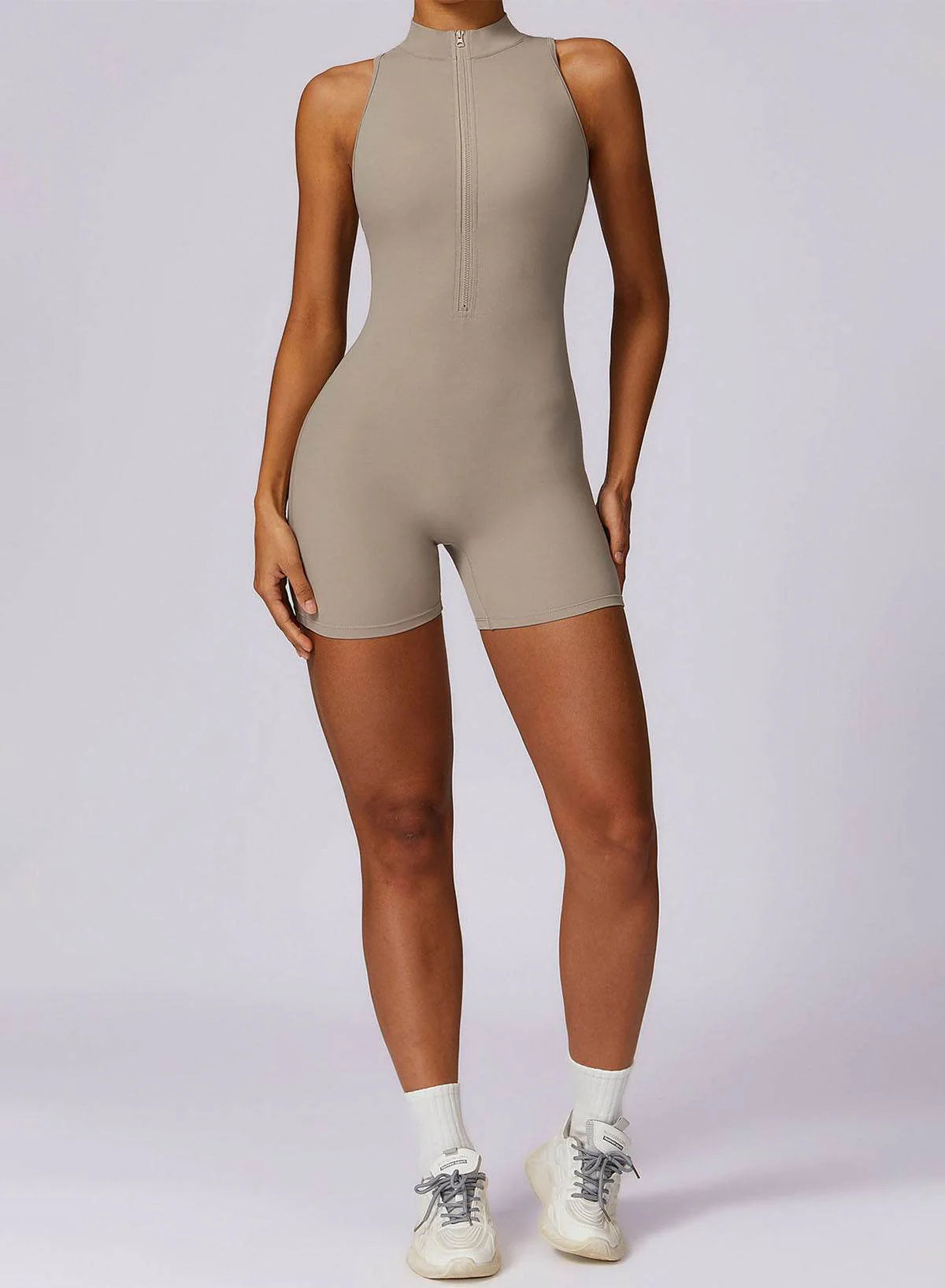 Zip Up ärmlös sportoverall