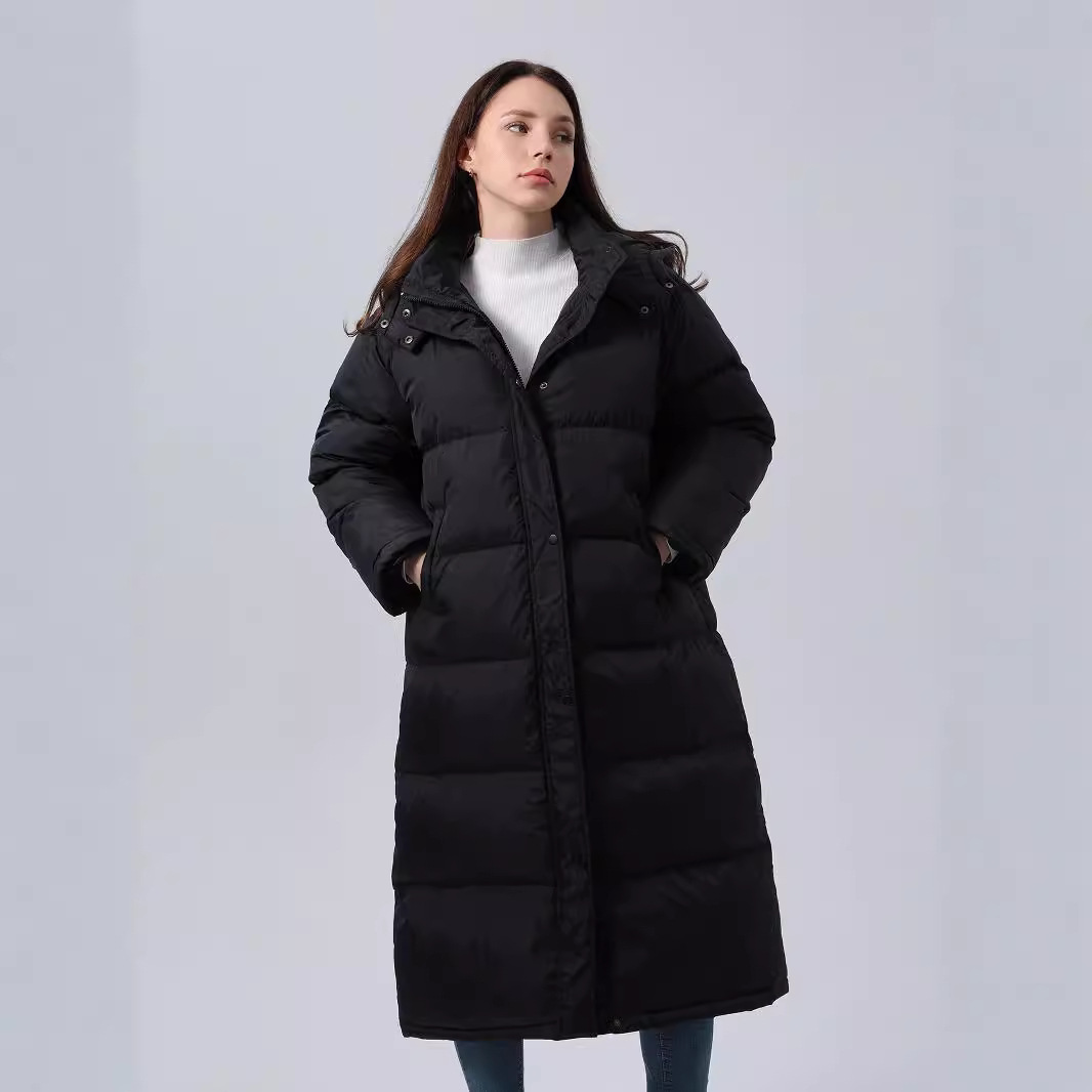 Quiltad pläd Hooded Bomullstoppad Kappa Dam