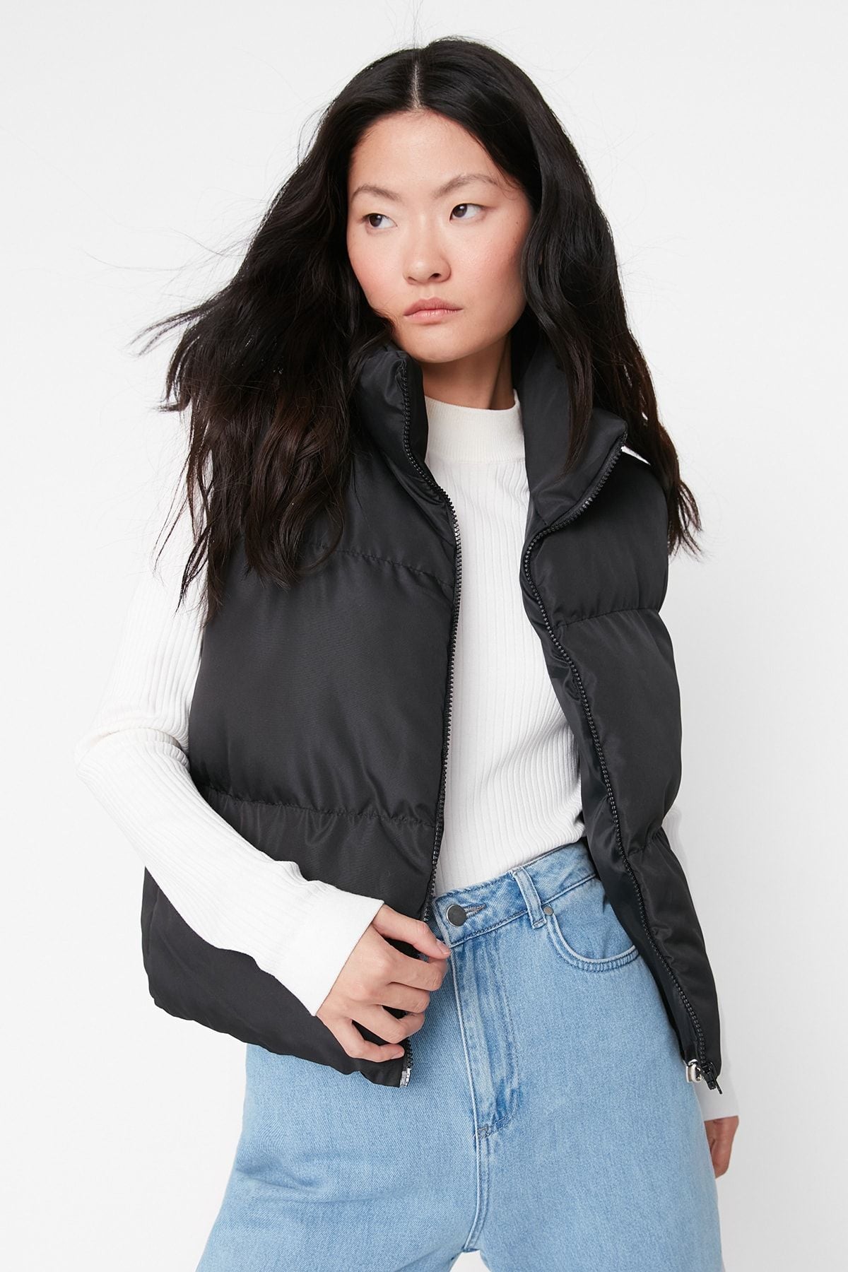Feris linneväst i casual stil