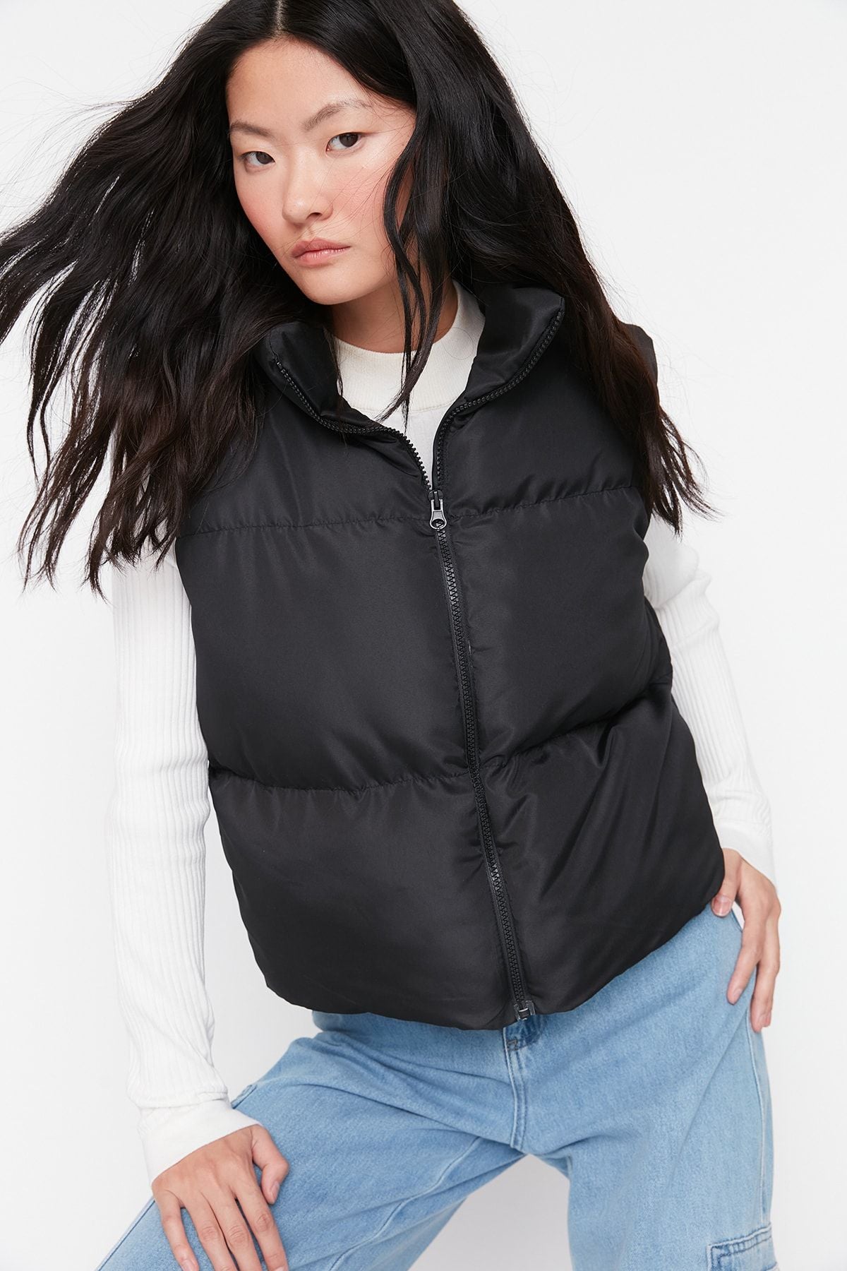 Feris linneväst i casual stil