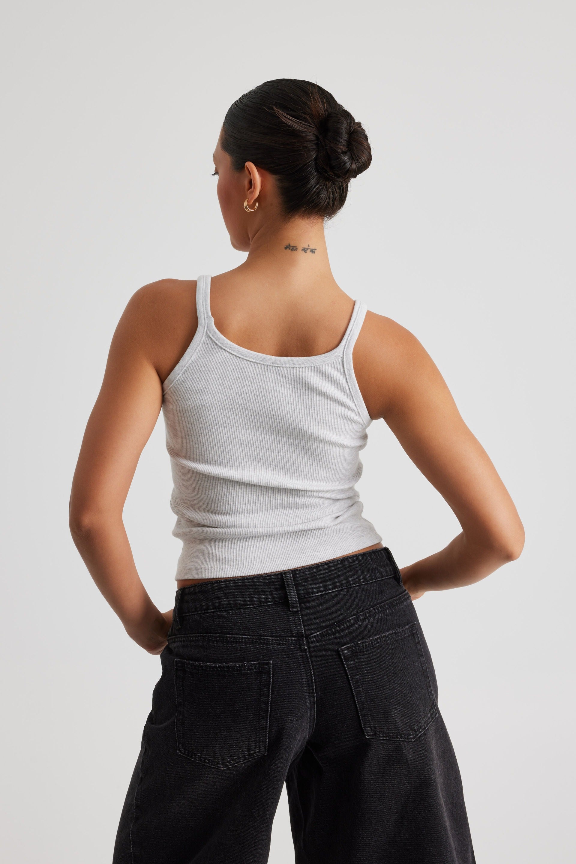 Adina tank top i bomullsblandning