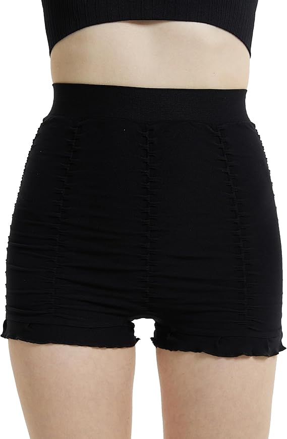 Åtsittande shorts med struktur