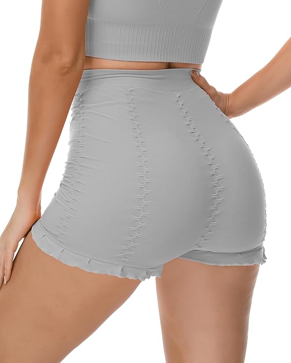 Åtsittande shorts med struktur