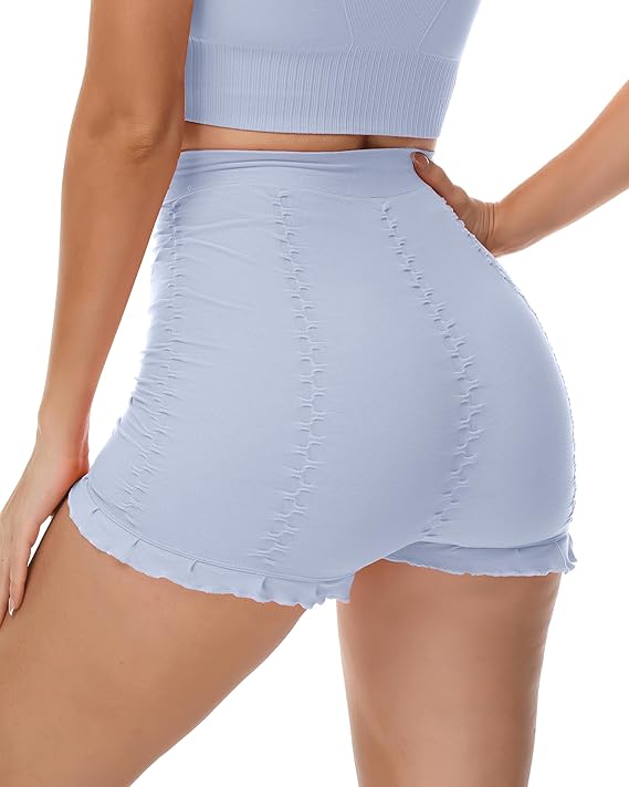 Åtsittande shorts med struktur