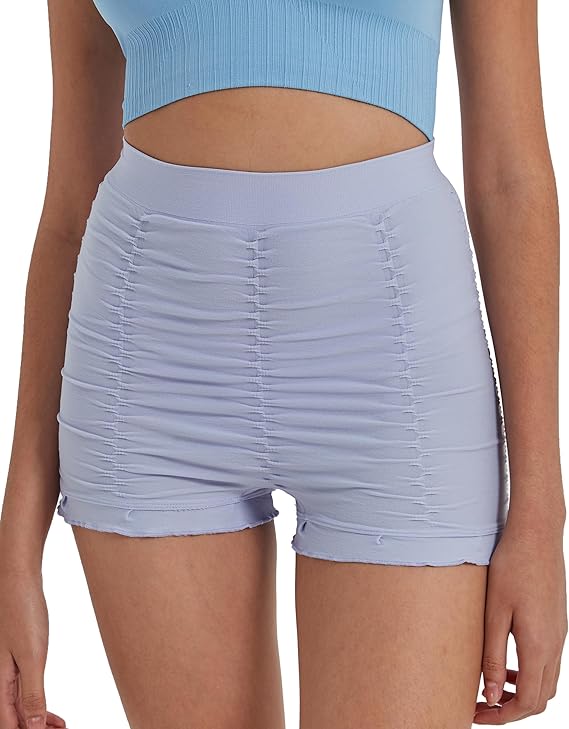 Åtsittande shorts med struktur