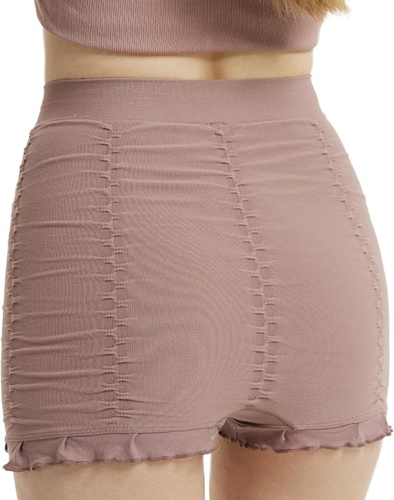 Åtsittande shorts med struktur