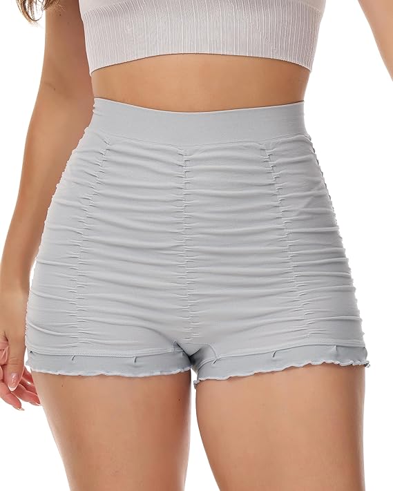 Åtsittande shorts med struktur