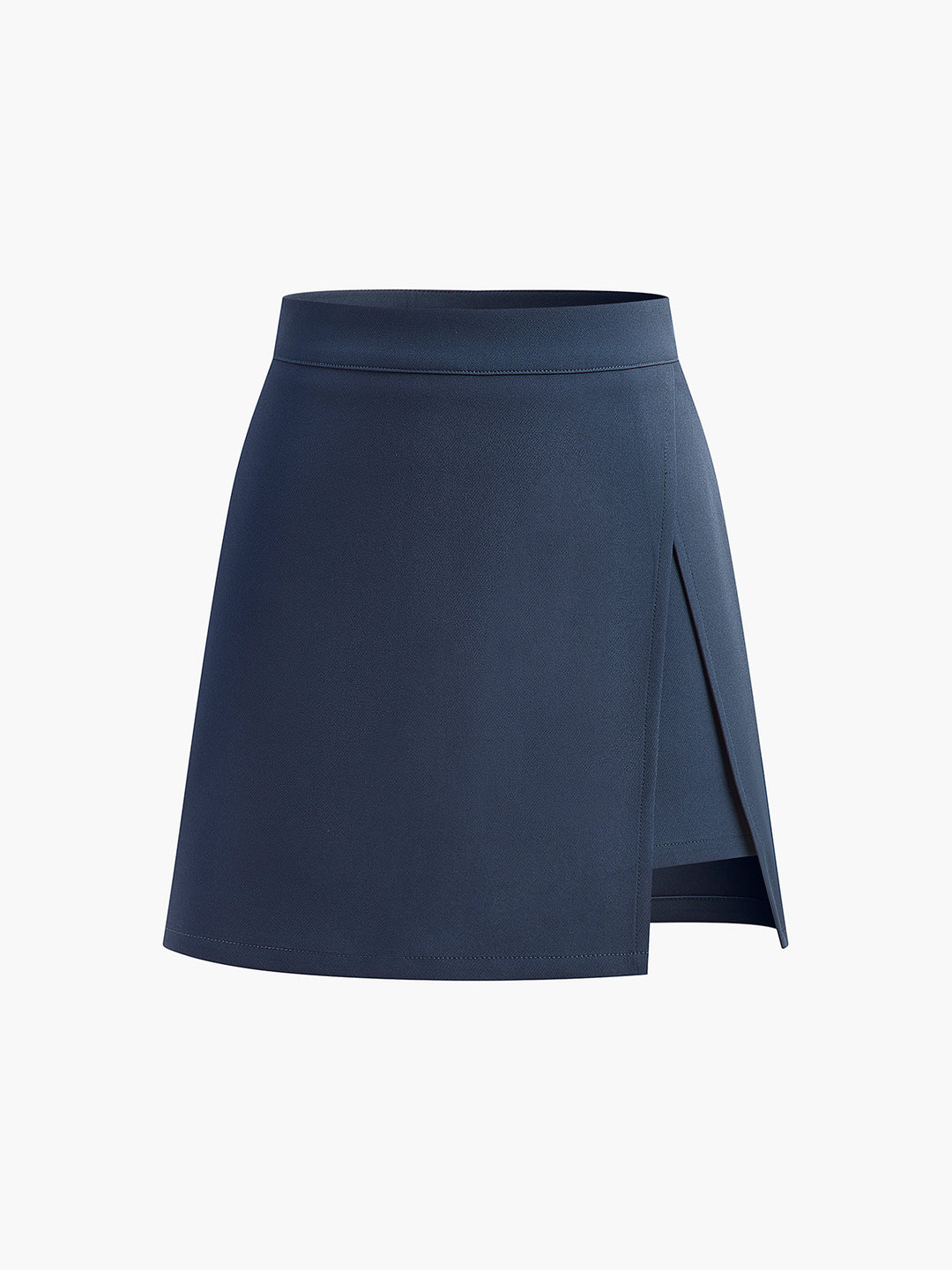 Asymmetrisk minikjol med slits