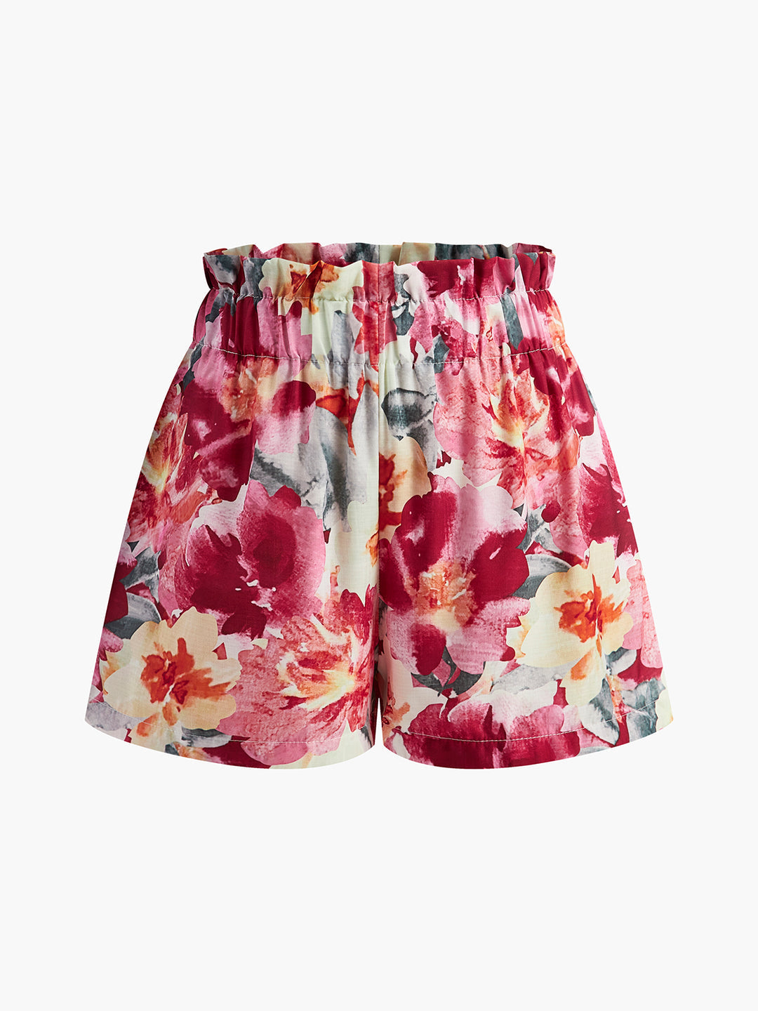 Blommig ärmlös topp och shorts
