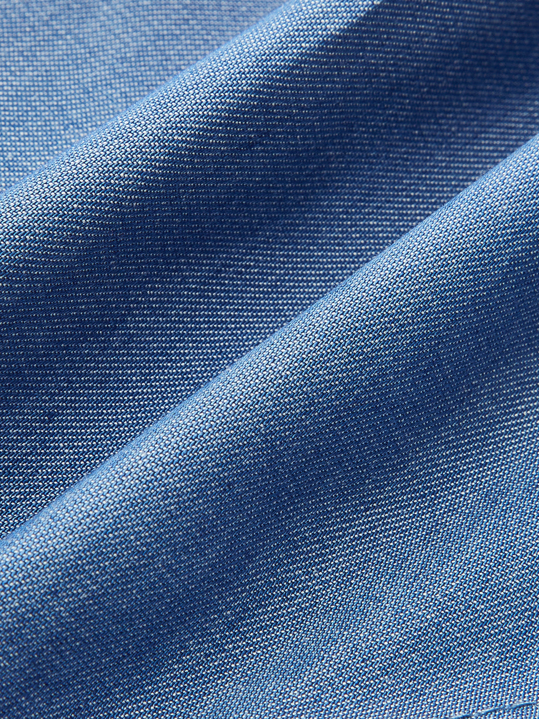 Denim halternecktopp med halsrem