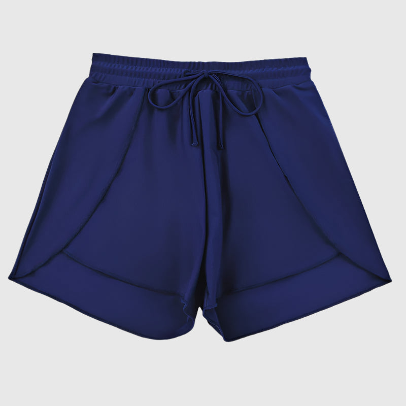 Andningsbara shorts med hög midja