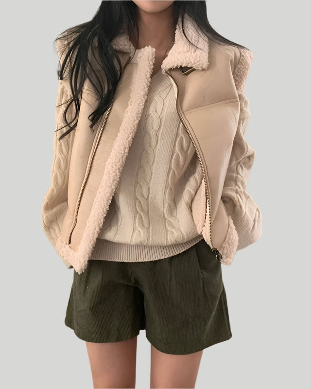 Västjacka med invändig fleece