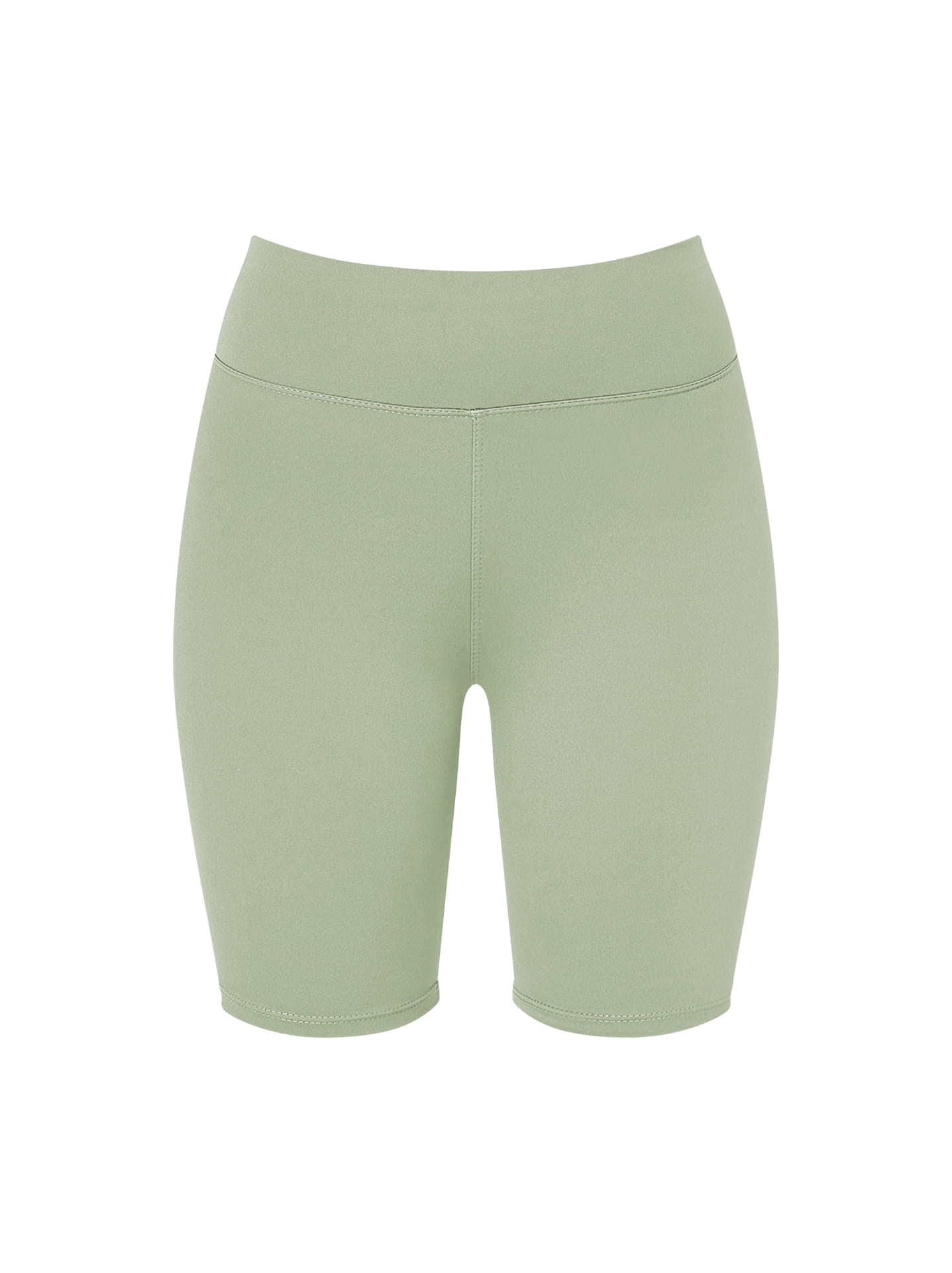 Sportiga smala shorts med hög midja