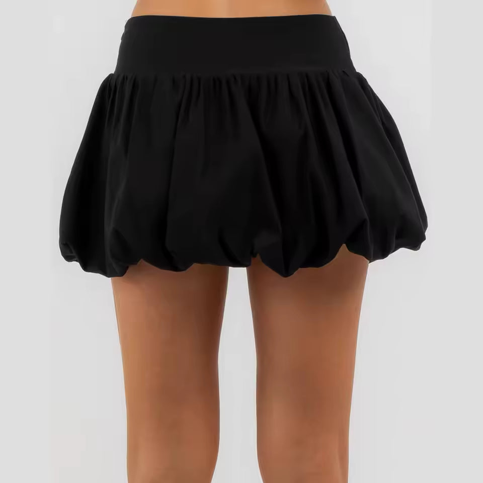 Korta shorts med hög midja