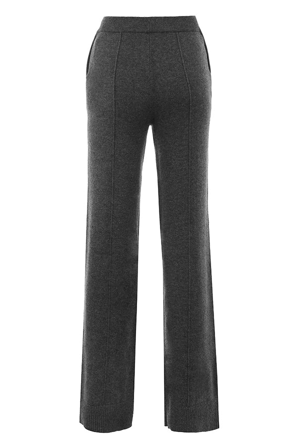 Antracit kashmirbralette med lediga byxor
