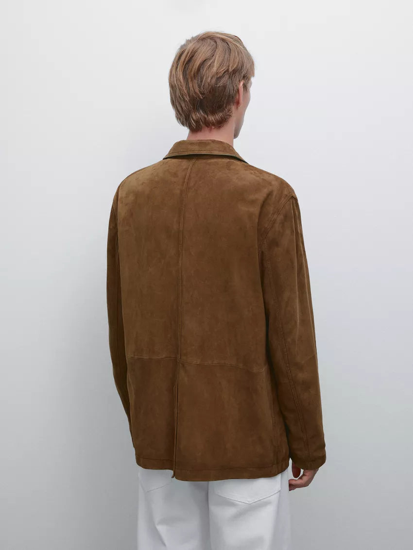 Zed brun mockajacka med veck