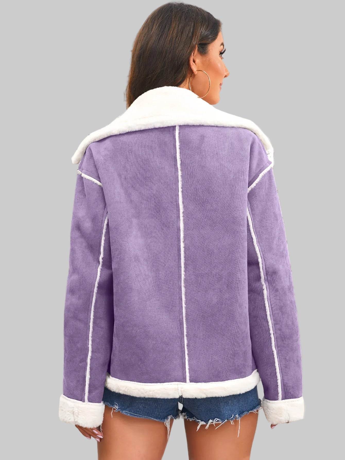 NYLA tjock vinterjacka med långa ärmar