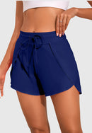 Andningsbara shorts med hög midja