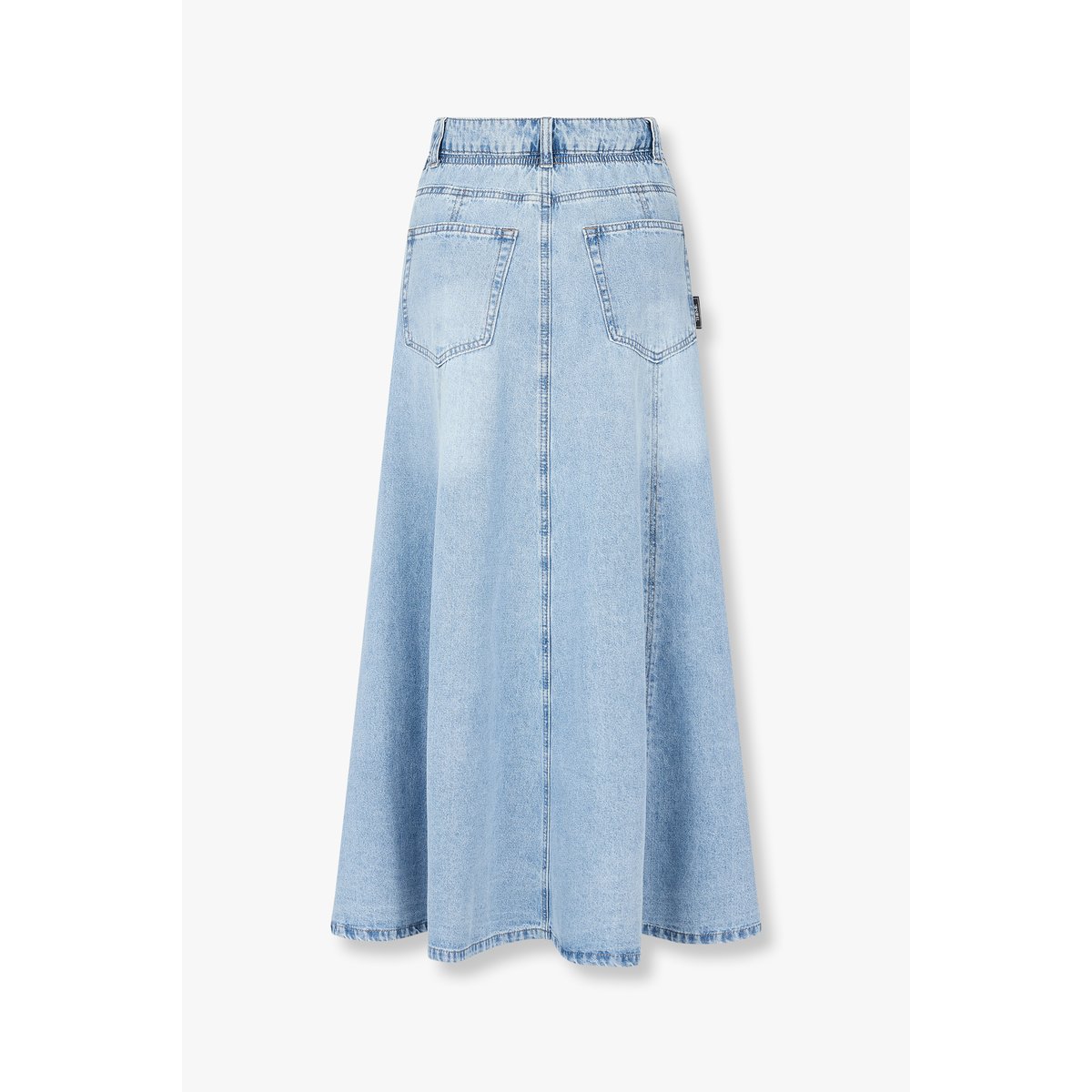 Lång denimkjol