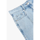 Lång denimkjol
