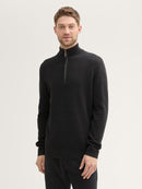 Arlo långärmad topp med halv dragkedja