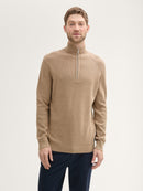 Arlo långärmad topp med halv dragkedja