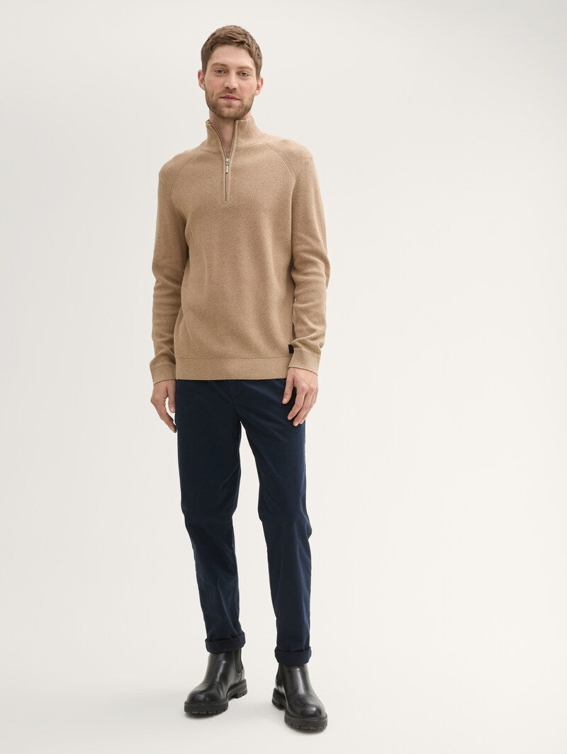 Arlo långärmad topp med halv dragkedja