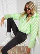 Plisserad jacka i slim-fit-modell