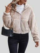Luna fleece jacka med huva