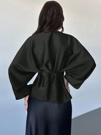 Cassy smal skjorta med utsvängda ärmar