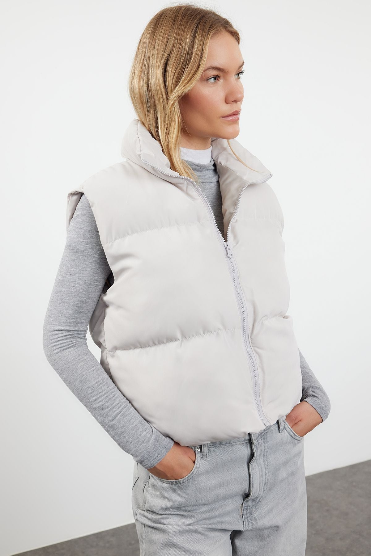 Feris linneväst i casual stil