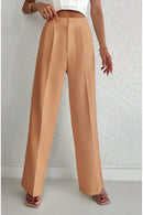 Maris beige byxor med klassisk design
