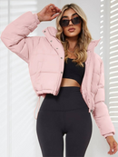 Plisserad jacka i slim-fit-modell