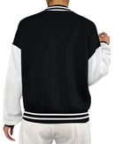 Svart kofta, lös och med knappar