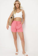 Sommarshorts med knytning fram