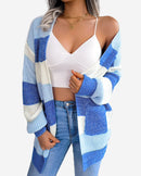 Neyra tröja med rutig design och fickor