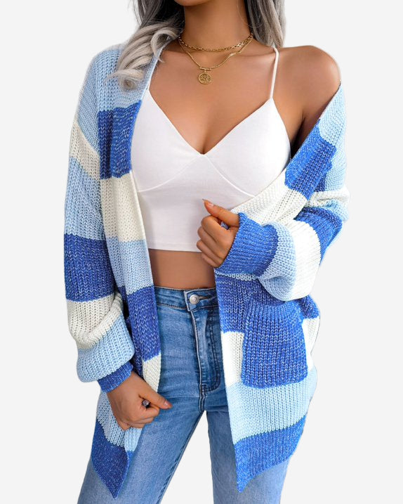 Neyra tröja med rutig design och fickor