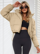 Plisserad jacka i slim-fit-modell