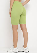 Svart sport shorts med randigt mönster