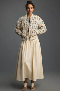 Bomberjacka med broderade prästkragar