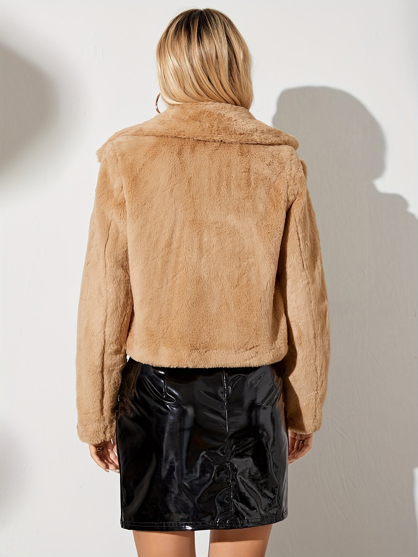 Mjuk blazer med öppen front