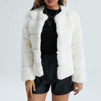 Långärmad fluffig cardigan Rebeca