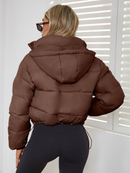 Plisserad jacka i slim-fit-modell