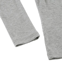 Enkel grå stickad topp med bara axlar