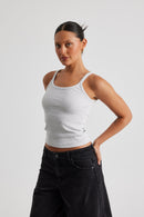 Adina tank top i bomullsblandning