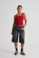 Adina tank top i bomullsblandning